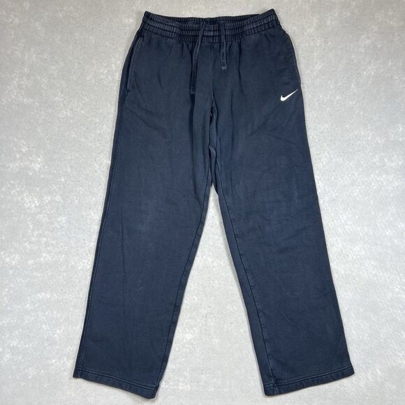 VTG Nike Sportswear Club Fleece Pants Men’s Size Large Blue Loose Fit W/ Pockets - Picture 1 of 13
